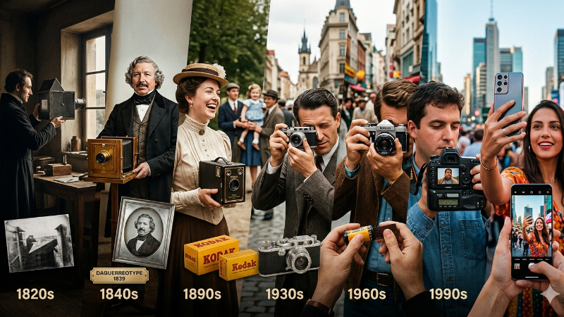 A Odisseia do Olhar: A Fascinante História da Fotografia